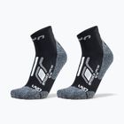 Șosete pentru bărbați UYN Trekking Approach Low Cut 2 pack black/grey