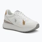Încălțăminte pentru femei U.S. Polo Assn. BAYLE003C white/gold