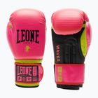 Mănuși de box LEONE 1947 Waves rosa