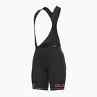 Pantaloni scurți de ciclism pentru femei Alé Sella Plus bibshorts negri-roz L22200543