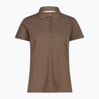 Tricou polo pentru femei CMP 3T59676 Polo toffee