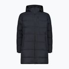 Palton căptușit pentru bărbați CMP 36K2247 Fix Hood Parka antracite