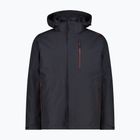 Geacă izolată pentru bărbați CMP 36Z2257D Zip Hood Detachable Inn antracite