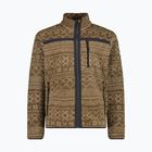 Bluză fleece pentru bărbați CMP 36P3117 teak/teak darker