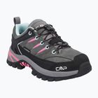Încălțăminte de trekking pentru copii CMP Rigel 2.0 Low Waterproof grey/acquarius/pink fluo
