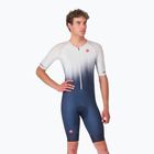 Costum de cislism pentru bărbați Castelli Core Tri belgian blue/white