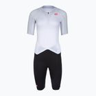 Combinezon de ciclism pentru femei Castelli Free Sanremo 3 SS in white/black