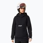 Bluză softshell pentru femei Oakley TNP Nose Grab Softshell Hoodie blackout/white