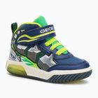 Pantofi pentru copii Geox Inek navy/lime green