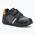 Pantofi pentru copii Geox Elthan negru/ocru