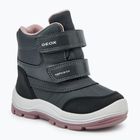 Încălțăminte pentru copii Geox Flantil ABX anthracite/dark pink
