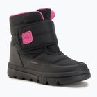 Ghete de zăpadă pentru copii Geox Willaboom ABX black / fuchsia
