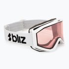 Ochelari de schi pentru copii Bliz Liner Jr matte white/pink