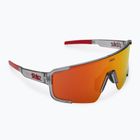 Ochelari de soare Bliz P003 transparent dark grey/brown red multi