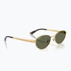 Ochelari de soare Ray-Ban RB3774D arista gold/dark green polarized
