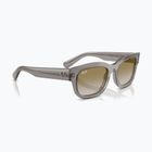 Ochelari de soare Ray-Ban RB2228M Scuderia transparent grey/brown mirror gold