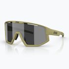 Ochelari de soare Bliz Fusion matte amber green/smoke silver mirror
