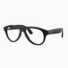 Ochelari cu cameră Ray-Ban Meta Aviator shiny black/trs g. green