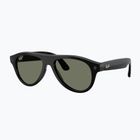 Ochelari cu cameră Ray-Ban Meta Aviator shiny black/g15 green polar