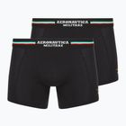 Boxeri Aeronautica Militare AM1UBX002 Trunk 2 perechi black