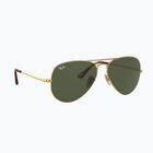 Ochelari de soare Ray-Ban Aviator Metal II gold arista/green g-15