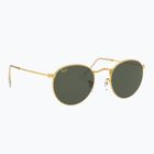 Ochelari de soare Ray-Ban Round Metal gold/green g-15