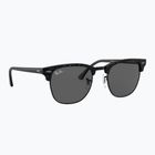 Ochelari de soare Ray-Ban Clubmaster Marble black/dark grey