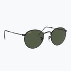 Ochelari de soare Ray-Ban Round Metal black/green g-15
