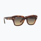 Ochelari de soare Ray-Ban State Street brown/brown gradient