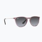 Ochelari de soare pentru copii Ray-Ban Erika transparent violet/grey gradient
