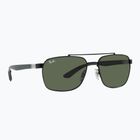 Ochelari de soare Ray-Ban RB3701 black/dark green