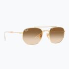 Ochelari de soare Ray-Ban RB3707 Polarized+ Lenses arista gold/brown