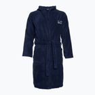 Halat de baie  EA7 Emporio Armani Water Sports Core blu navy/ bianco