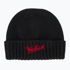 Căciulă de iarnă pentru bărbați Woolrich Merino Wool Logo Beanie black