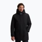 Palton căptușit pentru bărbați Woolrich Polar High Collar Parka black