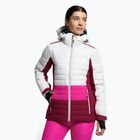 Jachetă de schi pentru femei CMP roz și alb 31W0226/A001