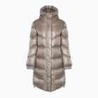 Geacă pentru femei Woolrich Aliquippa Long Puffer light taupe