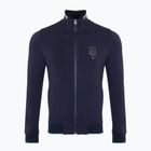 Hanorac pentru bărbați Aeronautica Militare Essential Full Zip blue navy