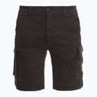 Pantaloni scurți pentru bărbați Aeronautica Militare Tasconato black washed
