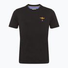 Bărbați Aeronautica Militare Essential jet negru T-shirt