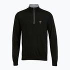 Pulover pentru bărbați Aeronautica Militare 1/2 Zip jet black
