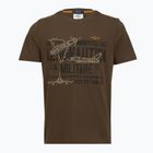 Tricou pentru bărbați Aeronautica Militare TS2535UJ00641 chestnut brown