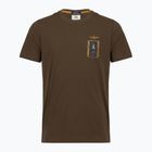 Tricou pentru bărbați Aeronautica Militare TS2535UJ00641 chestnut brown