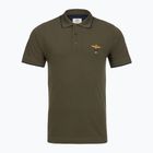 Tricou polo pentru bărbați Aeronautica Militare 262PO1308UP00082 Polo verde scuro