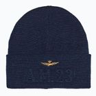 Căciulă de iarnă pentru bărbați Czapka Aeronautica Militare 262CU0099UL00949 Blu Navy