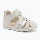 Sandale pentru copii Geox Macchia white/silver