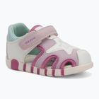 Sandale pentru copii Geox Iupidoo white/fuchsia