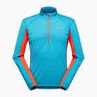 Bluză pentru bărbați La Sportiva Swift Longsleeve tropic blue/ cherry tomato
