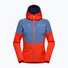 Hanorac pentru femei La Sportiva Session Tech Hoody cherry tomato/ moonlight