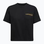 Tricou de cățărare pentru femei La Sportiva Since 1928 Crop black/yellow